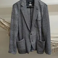 JOSEPH ABBOUD チェック柄 テーラードジャケット L