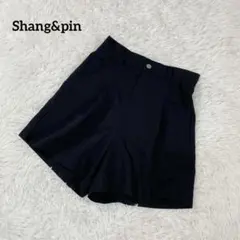 ショートパンツ　ブラック　M　シンプル　細見え　夏　無地　涼しい　3223