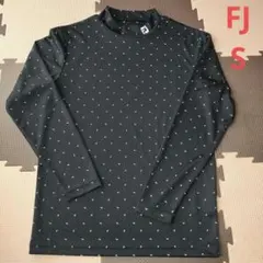 フットジョイ FJ 長袖シャツ ヨックモック ハイネック S メンズ 黒 美品