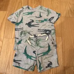 baby gap 恐竜柄 Tシャツとショートパンツセット アップ　100センチ