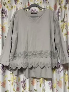 drug store's ベージュ　チュニック　フリーサイズ