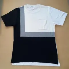THE SHOP TK バイカラー 半袖Tシャツ Lサイズのサムネイル