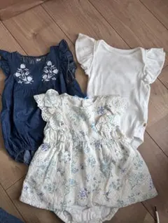 ロンパース・カバーオール3点セット