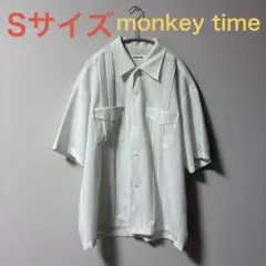 monkey time キューバシャツ リラックスシルエット ワイド ホワイトのサムネイル