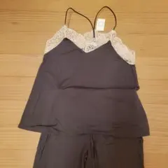 ★*★様 ワコール　レース付きグレーキャミソールとパンツセット