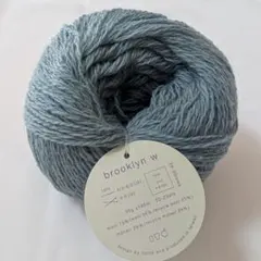 brooklyn w ブルックリンダブリュー　ウール　モヘア　水色　１玉　中細