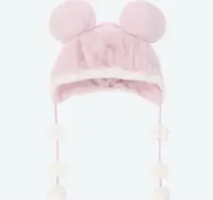 ディズニー ファンキャップ ミッキー ピンク ミニー 星 モコモコ