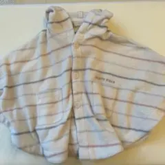 【美品】ジェラートピケ　ベビーポンチョ　ケープ
