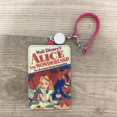 アリスワンダーランド リール付きパスケース