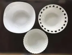 白磁 ボウル 3点セット　たち吉1点