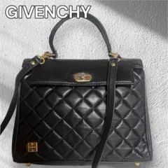 GIVENCHY 2way ショルダーバッグ キルティング レザー ターンロックのサムネイル