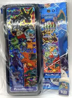 ポケモン文房具セット　筆箱　鉛筆　消しゴム　自由帳　下敷き5点【新品・未使用品】