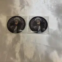 ヒロアカ トレーディングマット缶バッジステンドグラス風 荼毘 2点