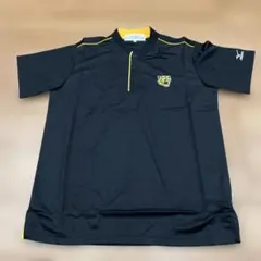 HANSIN Tigers ボタン付きポロシャツ M〜Lサイズ 黒/黄色