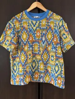 ZARA MAN ザラマン 幾何学模様 サマー ニット