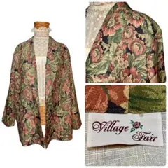 ◎ Village Fair フラワーパターン テーラードジャケット