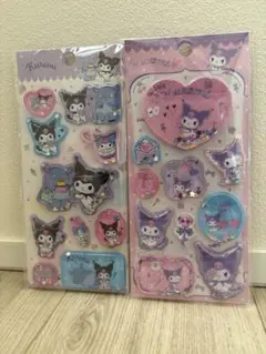 【正規品】サンリオ クロミ キラキラ ウォーターシール 水シール 2枚