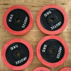 ROTEC ダンベルプレート セット 5kg×４枚