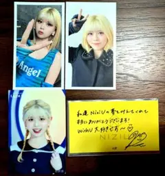 【お値下げ〇】 NiziU リク 直筆サイン入りチェキ NiziU リク 直筆サイン付き クリアカード - メルカリ