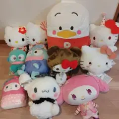 【新品・未使用】サンリオ ぬいぐるみ 11点セット