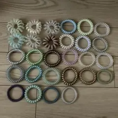 ヘアゴム 27本セット 多色 デザイン