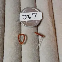 J67-2 樹脂ピアス レディース メンズ アクセサリー 金属フリー 同梱可