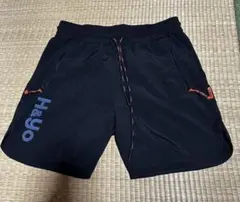 H&yo 黒 ハーフパンツ サイドポケット付き