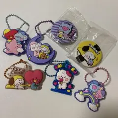 BT21 ラバーマスコット　缶バッチ　ステッカー