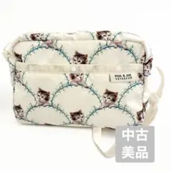 レスポートサック　ポール&ジョー　猫 ショルダーバッグ 美品　タイムレスキャットのサムネイル