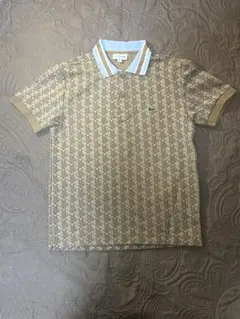 LACOSTEラコステモノグラムジャカードポロシャツ