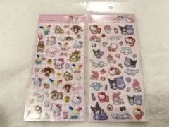 ラメ入り樹脂もりシール サンリオ 2点セット