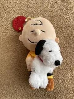 USJ ユニバ限定　チャーリーブラウン&スヌーピー ぬいぐるみキーホルダー