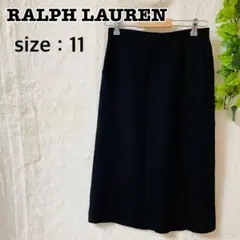 RALPH RL LAUREN ウール混　黒 タイトスカート サイズ11