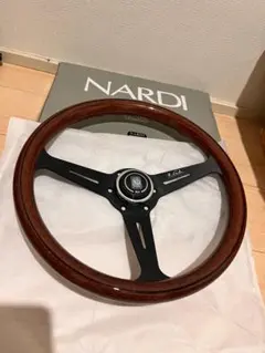 NARDI ステアリング クラシック ウッド&ブラックスポーク15インチ 社外