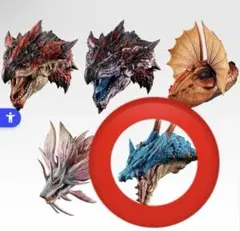 モンスターハンター 一番くじ C賞 モンスターヘッドマグネット ラギアクルス