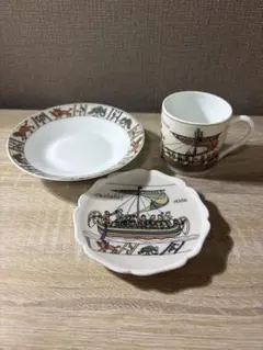 ウェッジウッド ピーターラビット プレート カップ ソーサー タオル