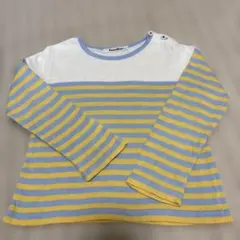 familiar 長袖カットソー 100cm ストライプ