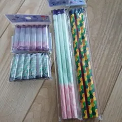 カラフルな鉛筆セット 3本