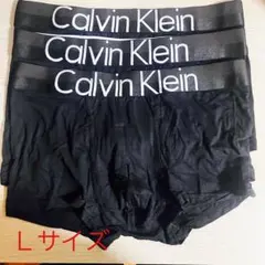 ボクサーパンツ　3枚セット　カルバンクライン　ビッグロゴ　Ｌサイズのサムネイル