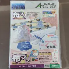 【新品未使用】A-one 布プリ A4サイズ 6枚入りとおまけ付き