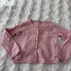 訳ありファミリア　サイズ100 刺繍　カーディガン