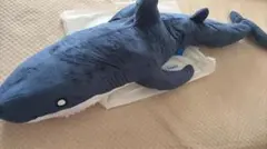新品 GIGOくたくたガブシャークBIG ネイビー ぬいぐるみ サメ 150cmのサムネイル