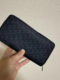 MICHAEL KORS 長財布 ラウンドファスナー ブルーのサムネイル