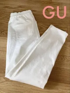GU スキニー ホワイト S パンツ