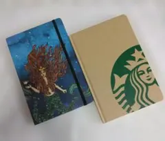 【STARBUCKS 】ノート 2冊セット　未使用　ジャーナルブックのサムネイル