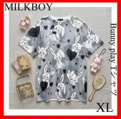 MILKBOY✨うさぎ　Bunny play Ꭲ バニープレイTシャツ　ワンピのサムネイル