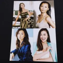 中山美穂　写真　4枚　L判サイズ　Wのサムネイル