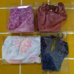 レディースショーツ　レース4点セット