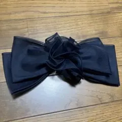 【ほぼ未使用！】シフォンリボンヘアアクセサリー　ブラック