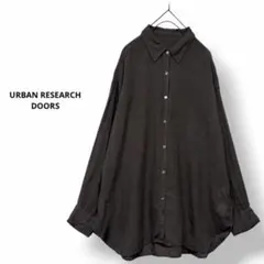 美品✨ アーバンリサーチドアーズ ラミースタンドカラーワイドシャツ 